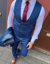 Donker blauw pak